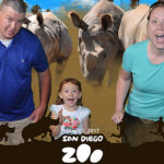 San Diego zoo family photo op