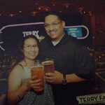 couple with drinks in vegas