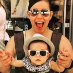 baby and mom in vegas