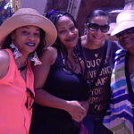 group of friends enjoy night life in Las Vegas Nevada