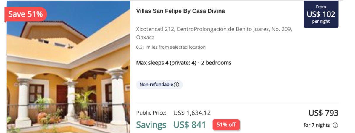 Villas san felipe oaxaca condo deal