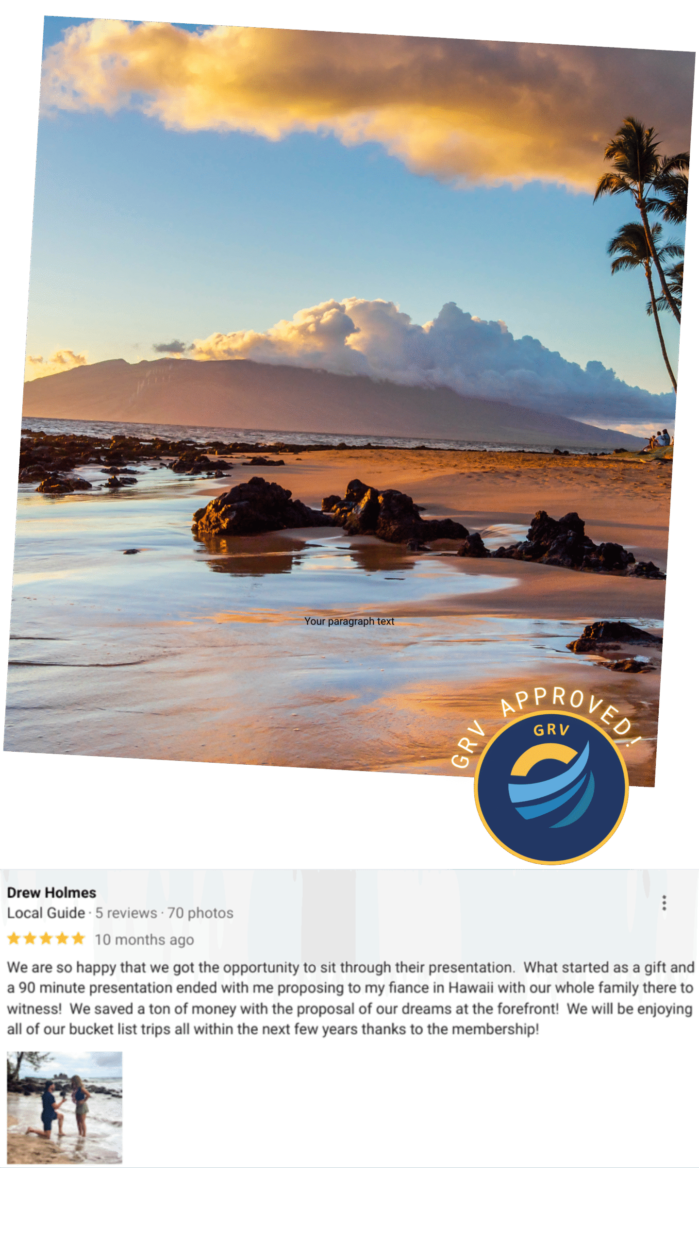 Great resort vacations maui condo review free experiences graphic