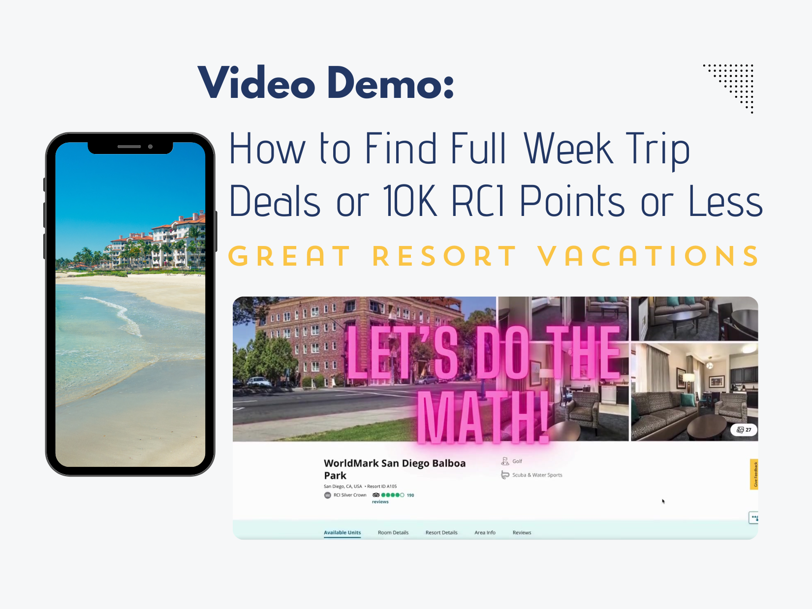 How to Find Full Week Trip Deals for 10K RCI Points or Less Thumbnail (1200 x 900 px)